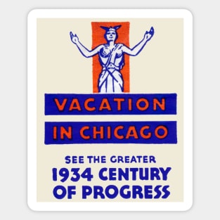 1934 Century of Progress, Chicago Magnet